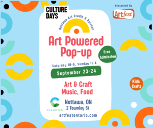 Art Powered Pop-up poster