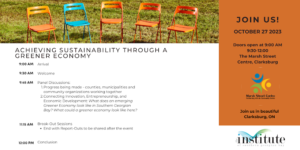 Agenda for the event Oct 27, 2023.